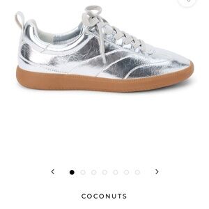 Coconuts by Matisse Shiny Silver Sneakers